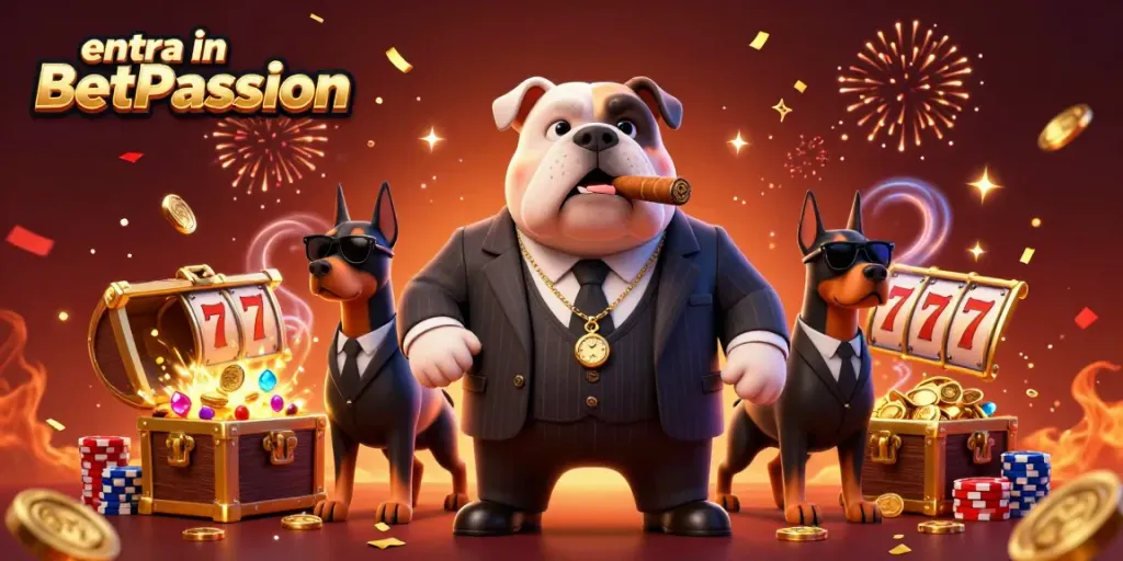 Entra in BetPassion e scopri un casinò vivace con il boss mafia e i suoi bodyguard.