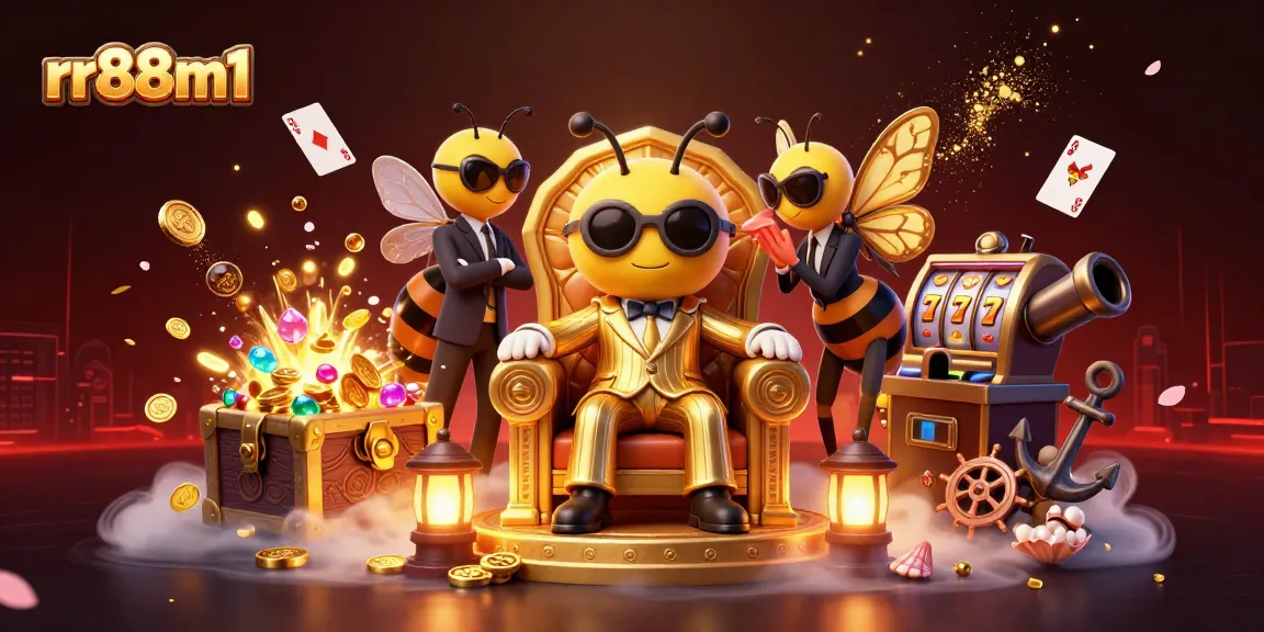 Join the dynamic rr88m1 casino scene with a bumblebee mob boss and treasure-filled games.