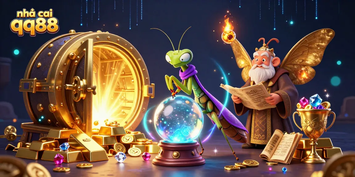 Engage with nhà cái qq88's vibrant online gaming experience featuring mystical elements and treasure