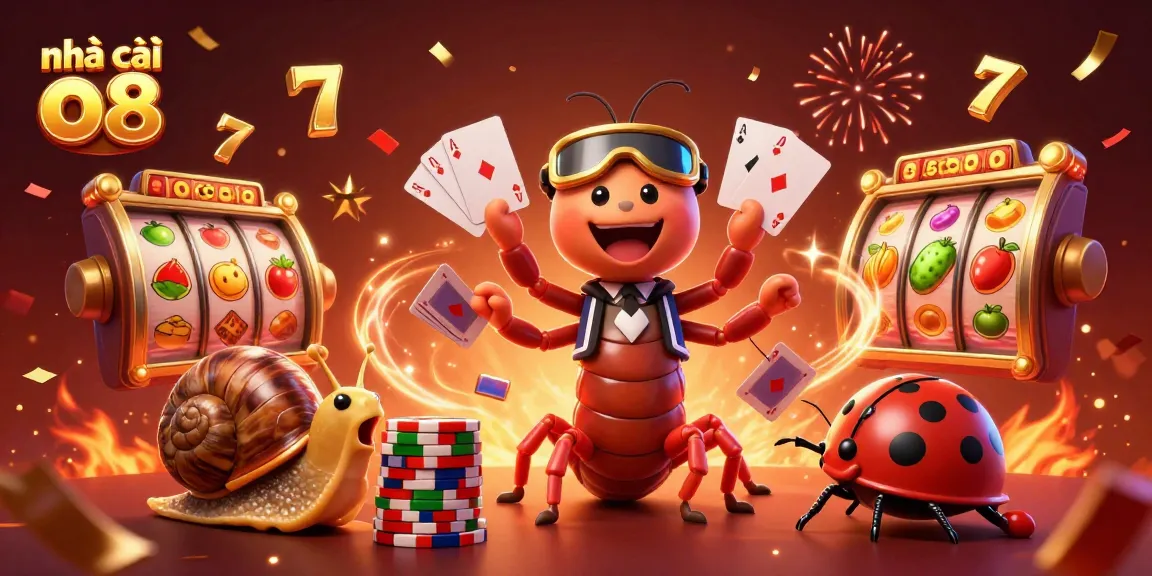 Engage with exciting games at nhà cái o8 as a cartoon dealer and players enjoy a dynamic casino atmosphere.
