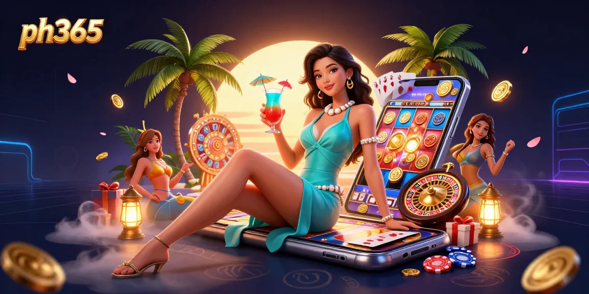 Experience exciting wins at ph365 with vibrant slot games and glamorous beach casino scenes.