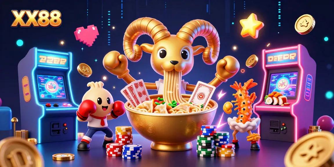 Experience exciting slots and games at XX88, featuring vibrant characters and a colorful casino atmosphere.