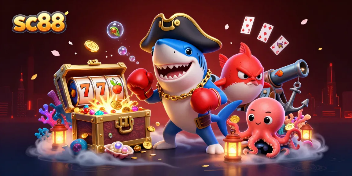 Spin the reels for big wins with sc88's vibrant casino-themed adventure.